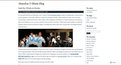 Desktop Screenshot of abandontshirts.wordpress.com