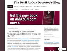 Tablet Screenshot of devilatmydoorstep.wordpress.com