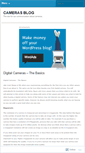 Mobile Screenshot of camerasblog.wordpress.com
