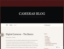 Tablet Screenshot of camerasblog.wordpress.com