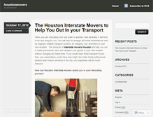 Tablet Screenshot of houstonmovers2232.wordpress.com