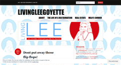 Desktop Screenshot of livingleegoyette.wordpress.com