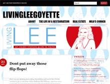 Tablet Screenshot of livingleegoyette.wordpress.com