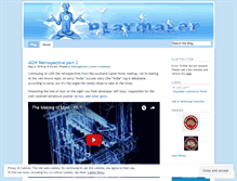 Tablet Screenshot of playmakernz.wordpress.com