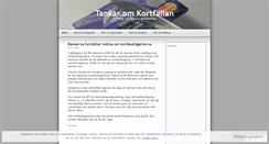 Desktop Screenshot of kortstrul.wordpress.com