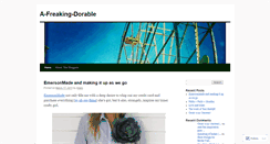 Desktop Screenshot of afreakingdorable.wordpress.com