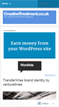 Mobile Screenshot of creativetreatment.wordpress.com