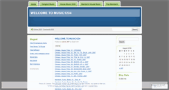 Desktop Screenshot of music1234.wordpress.com