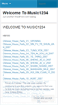 Mobile Screenshot of music1234.wordpress.com