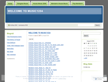 Tablet Screenshot of music1234.wordpress.com