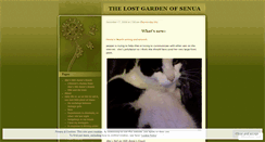 Desktop Screenshot of gardenofsenua.wordpress.com