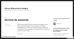 Desktop Screenshot of calculouam.wordpress.com