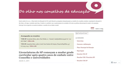 Desktop Screenshot of deolhonosconselhos.wordpress.com