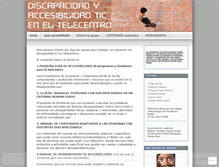 Tablet Screenshot of discapacidadytelecentros.wordpress.com