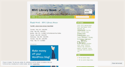 Desktop Screenshot of mvclibrary.wordpress.com