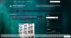 Desktop Screenshot of hotelsinghsons.wordpress.com