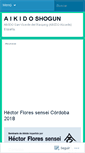 Mobile Screenshot of aikidoshogun.wordpress.com