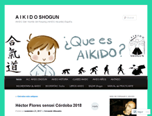 Tablet Screenshot of aikidoshogun.wordpress.com