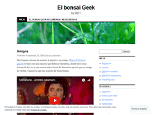 Tablet Screenshot of elbonsaigeek.wordpress.com