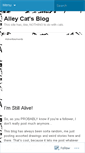 Mobile Screenshot of alleycat11.wordpress.com