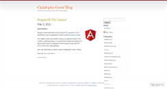 Desktop Screenshot of cgeers.wordpress.com