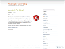 Tablet Screenshot of cgeers.wordpress.com
