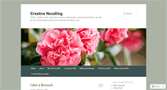 Desktop Screenshot of creativenoodling.wordpress.com