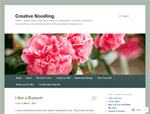 Tablet Screenshot of creativenoodling.wordpress.com