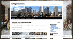 Desktop Screenshot of mahlganzanders.wordpress.com