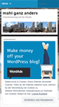 Mobile Screenshot of mahlganzanders.wordpress.com