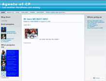 Tablet Screenshot of cpagentscp.wordpress.com