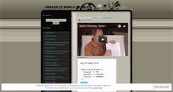 Desktop Screenshot of exploringchemworld.wordpress.com