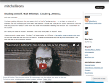 Tablet Screenshot of mitchellirons.wordpress.com