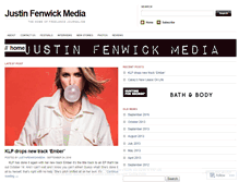 Tablet Screenshot of justinfenwickmedia.wordpress.com