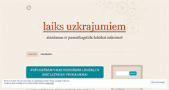 Desktop Screenshot of laiksuzkrajumiem.wordpress.com