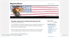 Desktop Screenshot of magnanamouse.wordpress.com