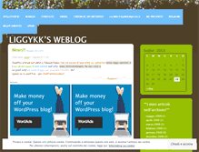 Tablet Screenshot of liggykk.wordpress.com