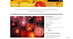 Desktop Screenshot of coloradostateofmind.wordpress.com