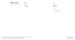 Desktop Screenshot of elliescakesuk.wordpress.com