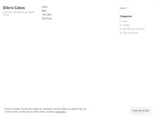 Tablet Screenshot of elliescakesuk.wordpress.com