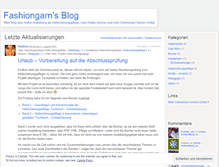 Tablet Screenshot of fashiongarn.wordpress.com