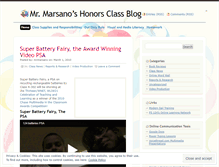 Tablet Screenshot of mrmarsanosclass.wordpress.com