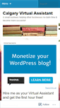 Mobile Screenshot of calgaryassistant.wordpress.com
