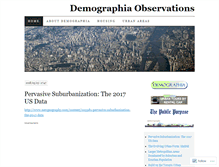 Tablet Screenshot of demographia.wordpress.com