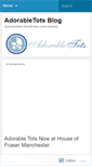 Mobile Screenshot of adorabletots.wordpress.com