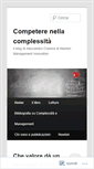 Mobile Screenshot of complessita.wordpress.com