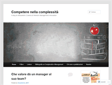 Tablet Screenshot of complessita.wordpress.com
