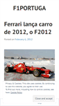 Mobile Screenshot of f1portuga.wordpress.com