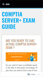 Mobile Screenshot of comptiaserverexam.wordpress.com