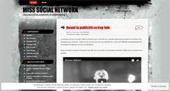 Desktop Screenshot of misssocialnetwork.wordpress.com